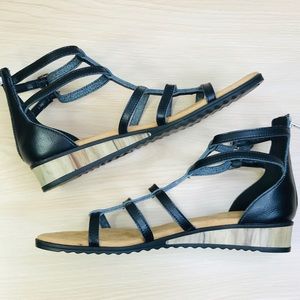 chaps olena women's gladiator sandals